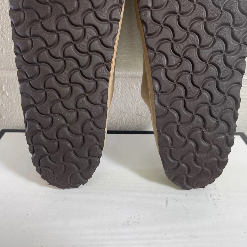 Birkenstock Arizona Brown Nubuck Sandals Slide Slip On Men's Size 41 EU/8 US